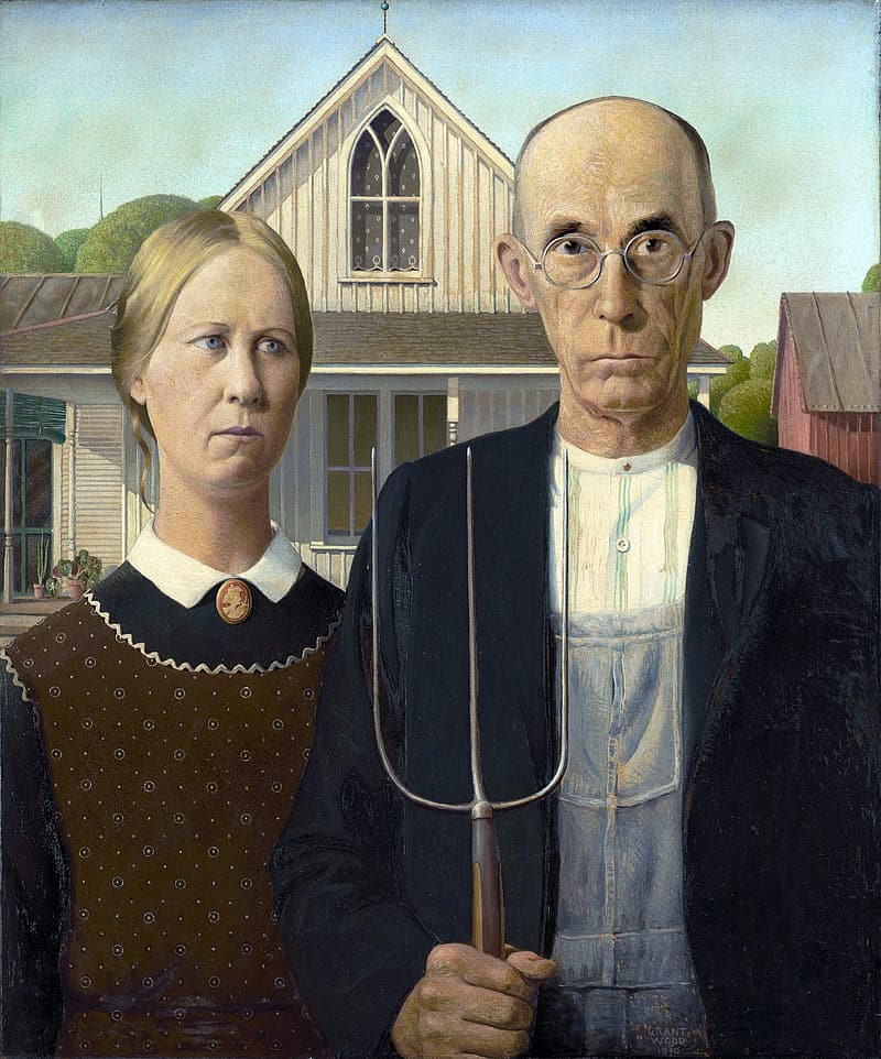 American Gothic, by Grant Wood